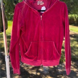 Hot Pink Y2K Juicy Zip up